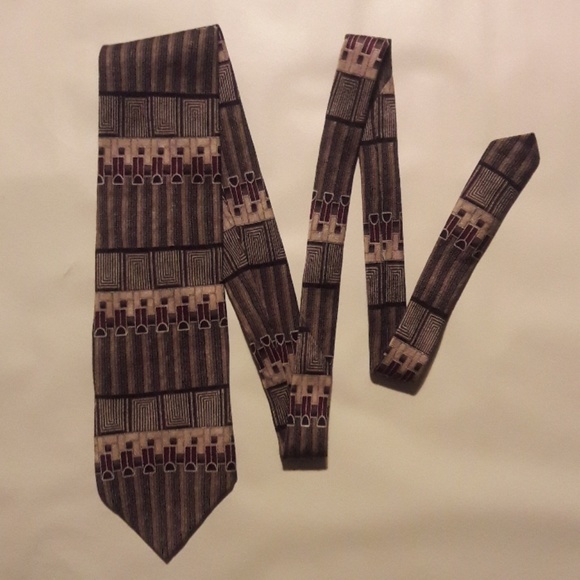 Chez Roffe' Men's 100% Silk Tie - Picture 2 of 8